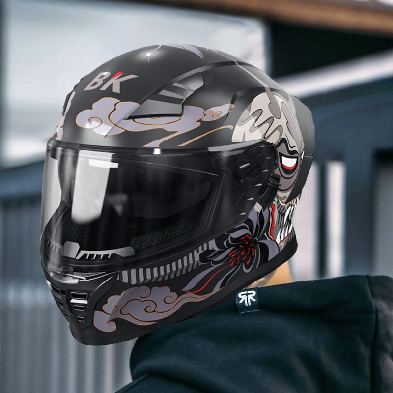crazy design motorcycle helmets Motorcycle Streamlined DOT Graffiti Full Face Helmet
