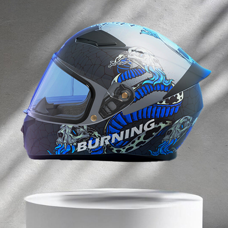 fluorescent paint on motorcycle helmets Neon Future Fluorescent Spray ABS Full Face Helmet DOT
