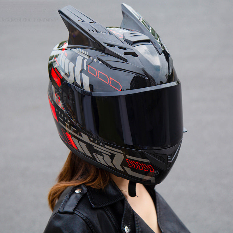 Futuristic ESP Shock-absorbing ABS Full Face Helmet Futuristic ESP Shock-absorbing ABS Full Face Helmet
