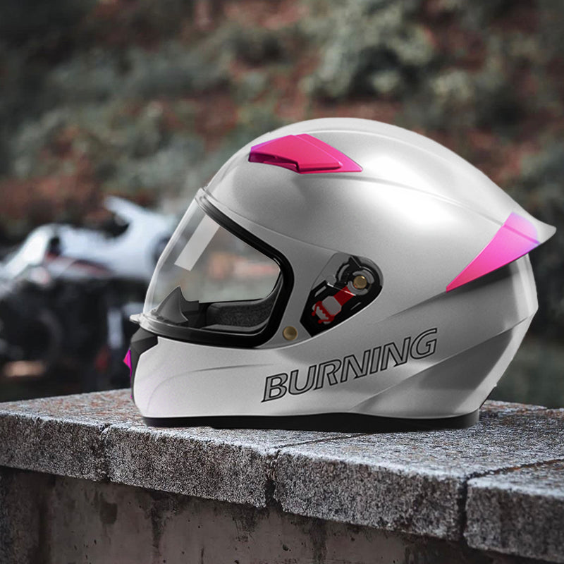 fluorescent paint on motorcycle helmets Neon Future Fluorescent Spray ABS Full Face Helmet DOT