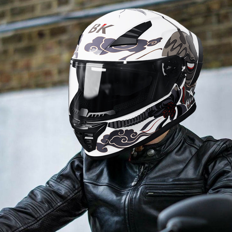eps motorcycle helmet Motorcycle Streamlined DOT Graffiti Full Face Helmet