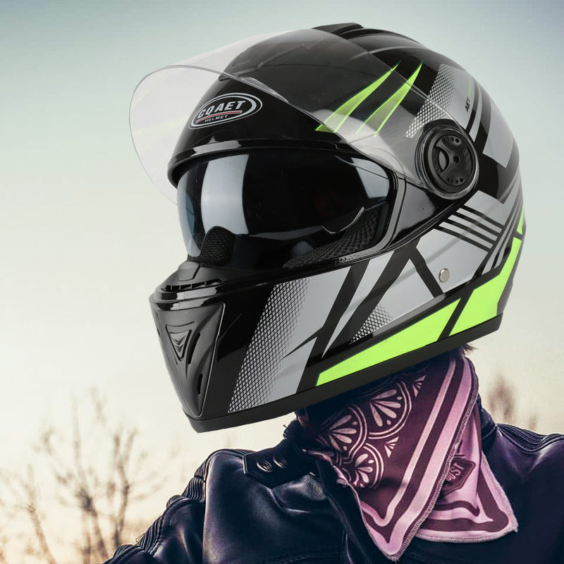 full metal jacket motorcycle helmet Pro-Style Glossy Motorcycle Paint Full Face Helmet Style