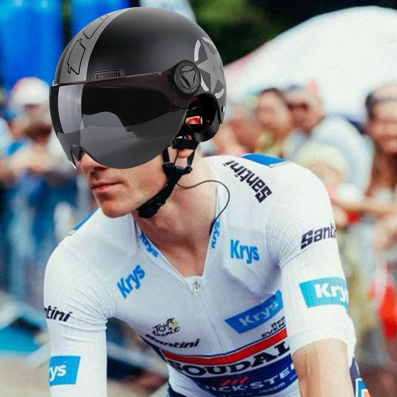 anime helmet bike Anime Cartoon Lightweight Composite Half Helmet